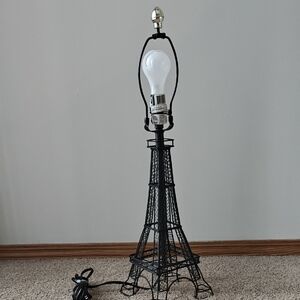 Eiffel Tower Black Metal Table Lamp